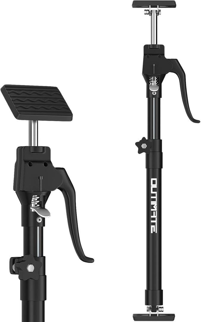 Third Hand Support Pole Heavy Duty, Cabinet Jacks for Installing Cabinets with 200 LBS Capacity and Expand from 23-3/5 to 45-3/10 in, 1-PC