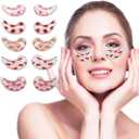 10 x Reusable Gel Eye Ice Pack, Cooling Eye Pad, Hot  Cold Treatment for Eye Strain, Eye Swelling, Eye Redness, Puffy Eyes, Dark Circles, Smooth Fine Lines, and Eye Recover Surgery. (Pink  10PCS)