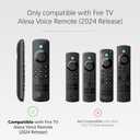 Mission Premium Standing Remote Sleeve for Alexa Remote and AirTag (Optional Remote Finder Feature) (Deep Blue)