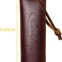 COOKLIFE Cast Iron Handle Cover - Extra Thick Leather Hot Handle Holder for Cast Iron Skillets - Reusable Heat Protection Up to 500F Skillet Handle Cover
