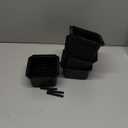 BTSD-home Furniture Risers 2 Inch Bed Risers Heavy Duty Adjustable Dorm Bed Lifts Risers Table Desk Chair Leg Extenders 4 Pack Black