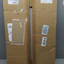 CHONOVO Urinal Partition Wall Mounted, Grey 35.4x15.7in