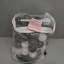 Ball Pit Balls Plastic Balls for Ball Pit Phathalate Free BPA Free Plastic Balls 100pcs 2.2" Set for Toddlers for Play Tent Tunnel (Black+White+Gray)