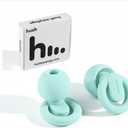 Reusable Noise-Reducing Earplugs for Sleep, Sensory Relief, 21dB - 1 Pair, Mint