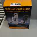 Mattress Vacuum Cleaner, 20Kpa Suction Bed Vacuum Cleaner with 253.7nm UV-C Light, 140F Heated Air, 30000 RPM Brushroll, 40,000Hz Ultrasonic, HEPA Filter, for Bed, Sofa, 500W Corded(Dark Gray)