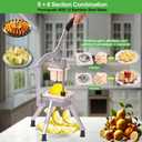 Commercial Lemon Cutter Wedger Slicer with 6 Wedger/8 Wedger, V-Shaped 420 Stainless Steel Blades, Easy Wedger Blade Fruit Lime Slicer NSF Certified Easy-to-Use for Limes Tomatoes Potatoes