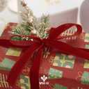 MEEDEE Rust Velvet Ribbon 5/8 Inch Single Face Nylon Velvet Ribbon 25 Yards Rust Red Velvet Ribbons for Christmas Tree, Ornaments, Gift Wrappig, Rustic Wreath, Invitations, Bouquet, Sewing Crafts