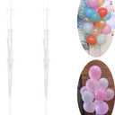 2 Sets 62in Balloon Stand Kit, Balloon Holder on Floor and Table, Balloon Sticker Party Decoration for Wedding Birthday Graduation Baby Shower