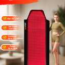 Red Light Therapy Mat Full Body 72" x 33", 1436 LEDs, 660/850nm | FSA&HSA Eligible, skin-friendly TPU surface, 1436 3-in-1 LED chips for back, legs, joints and daily wellness routines