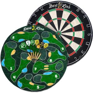 Ultimate Dart Board & Golf Game for Home - Perfect Family & Kids Activities, Game Room Decor, Gifts for Boys, Indoor Golf, and Man Cave Accessories- Compressed Sisal Board