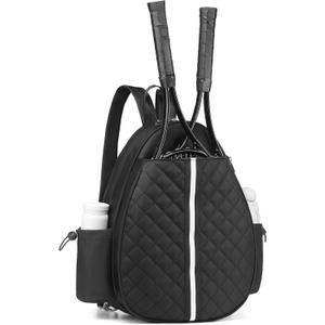 Tennis Bag, Convertible Sling Crossbody Backpack Waterproof Reversible Racket Bags for Women Men
