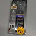 GE Universal Remote Control with Roku or Fire TV Streaming Remote Compartment, use with Samsung, Vizio, LG, Sony, Sharp, Apple TV, TCL, Smart TVs, Streaming Players, Blu-ray, DVD, 4-Device, 59046