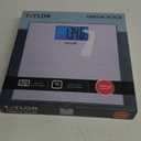 Taylor Digital Scales for Body Weight, Highly Accurate 400 LB Capacity, Unique Blue LCD, Auto on and Off Scale, 11.8 x 11.8Inches, Stainless Steel