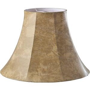 Adesso SH0009 Spider/Harp fitter Faux Leather Softbck Bell Shade