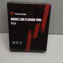 Thorstone Double & Single Flaring Tool Kit for Brake Line and Brass Tubing Tool with Extra Adapters, 45 Degrees, Red