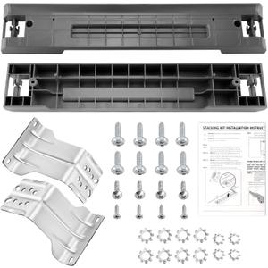 SKK-7A SKK8K Stacking Kit Fit for Samsung Washer & Dryer 27 Inch Front Load Laundry by Techecook - 2024 UPGRADED Samsung laundry stacking kit Replaces for SKK-7A SK-5A SK-5AXAA SKK-8K