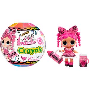 LOL Surprise Loves Crayola Tots - Collectible Doll, 7 Surprises, Crayon Color Theme, Limited Edition Small Doll, Great Toy Gift for Girls Ages 3+