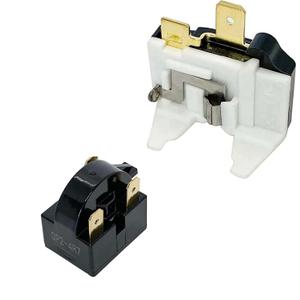 QP2-4R7 4.7 Ohm 3-Pin PTC Starter/Start Relay and Overload Kit Compatible with Mini Fridges Beverage & Beer Coolers/Deep Freezers/Beer Refrigerators Compressor Parts