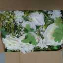 DearHouse 2Pack Artificial Peony Flower Garland - Silk Peony Garland with White Flowers for Wedding Party Table Decoration,6ft/Strand