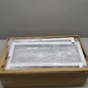 2 Pack 21IN-Depth Under Sink Organizer With Next-Gen Ball-Bearing Slides,2-Tier Precision Mesh Pull Out Cabinet Storage for Bathroom&Kitchen,Height Adjustable Drawers Shelf,Anti-rust-White