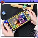 DLseego Cartoon Balls Switch Lite Protective Case Cool Hard PC Shell Shockproof Scratch Resistant Cover Joy Con Japanese Amine Skin with 2PCS Blue and Red Balls Thumb Grips Caps for Switch 2019