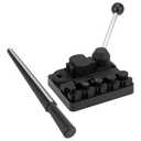 UNICRAFTALE 1 Set Jewelry Ring Bending Machine Ring Sizer Measuring Tool Ring Making Tool Ring Stretcher Enlarger Expander Nylon Dies Blanks Ring Bending Maker Machine Sizer Measuring Tool