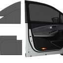 4 PCS Car Window Shade, 2 Vehicle Front Side Window Screens and 2 Rear Side Window Screens, UV Protection Car Window Covers Fits for Large SUVs, Universal Car Accessories (SUV)