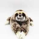 TAMMYFLYFLY Cute Realistic Three Toed Sloth Plush Stuffed Animal Toy 12.5inch