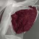 OLANLY Burgundy Round Rugs for Bedroom - Machine Washable, 6 ft Circle Area Rugs for Living Room, Soft and Fluffy Shaggy Carpet for Teen Girls and Boys, Nursery Rooms, Dorms, Home Decor Aesthetic