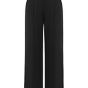 AFITNE Women's Wide Leg Work Pants High Waist Pull On Business Casual Pants Lightweight Lounge Slacks with Pockets 29"/31",L