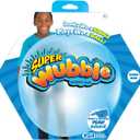 Wubble Super Bubble Ball - Blue (with Pump) | Looks Like a Bubble, Plays Like a Ball! | Inflates to 80cm Tall | Outdoor Garden Toys | Ages 6+ 