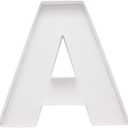 Cardboard Letter Fillable Charcuterie Board Candy Food Tray, 12.2 inch, Party Event Decoration (A Shape)