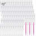 QTLCOHD 120 Pcs 5 ml Spray Bottle, Mini Sample Bottles Empty, Plastic Refillable Atomizer, Fine Mist Spray for Perfume, Essential Oil Portable Bottle for Travel (5ml)