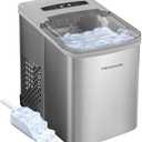 Frigidaire 26 Lbs per Day Portable Compact Maker, Ice Making Machine, Stainless, Medium