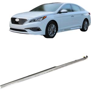 labwork Front Chrome Molding Trim Left Driver Side Replacement for Sonata 2015-2017