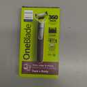 Philips Norelco OneBlade 360 Hybrid Blade for Face + Body, Electric Beard Trimmer, Shaver and Groomer, with 360 Blade Technology, 5in1 Adjustable Comb, 1x Body Kit, Model QP2834/70, Black/Lime Green