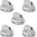 DG94-03955C Samsung NX60A6511SS Knobs Range Oven Knob Replacements, Compatible with Samsung Gas Range NX60A6111SS/AA NX60A6311SS/AA (5pcs)