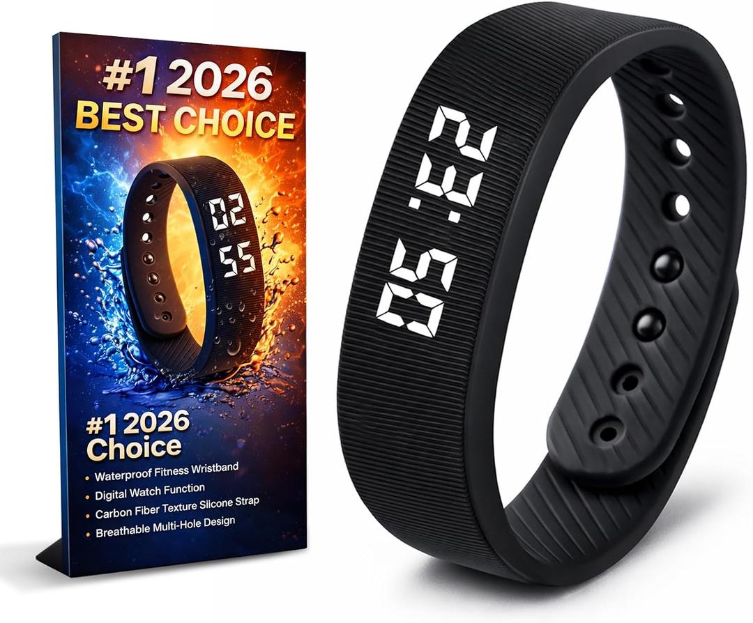 Vibrating Alarm Wristband Vibration Wrist Bracelets Silent Clock Watch for Heavy Sleepers Wearable Shock Band for Deaf Mens Digital Sleep Apnea Devices Smart Custom Wake up Reminder