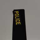 2 Pieces Embroidered Patch with Hook Fastener Back for Backpacks, Clothes, Vest, Military Uniforms, Tactical Gears Etc Gold