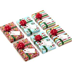 Hallmark Gift Card Holders, Green Ribbon (Pack of 6) (Box Bundle)