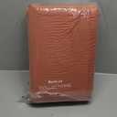 Bedsure Queen Sheet Set, Rayon Derived from Bamboo, Cooling Sheets, Breathable & Soft, Deep Pocket Up to 16 Inches, Hotel Luxury Silky Bedding for Hot Sleepers, Burnt Orange