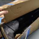 Upright Walkers for Seniors, 450 lb Heavy Duty Stand Up Rollator Walker with Adjustable Soft Sponge Armsupport & Seat, Tall Standing Folding Rolling Walker with 8'' Wheel, Black