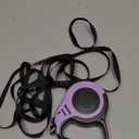 Retractable Dog Leash Automatic Telescopic Tractor Dog Tape, Pet Tape 10 FT Durable and Convenient, with Non-Slip Handle, Suitable for Small and Medium-Sized Dogs (Black Purple)