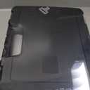 Portable Clipboard Folder with Storage, Plastic Storage Case with Side-Opening, Heavy Duty Clipboard, A4 Size Writing for Office, 14.5"x12"x 1.75", Black