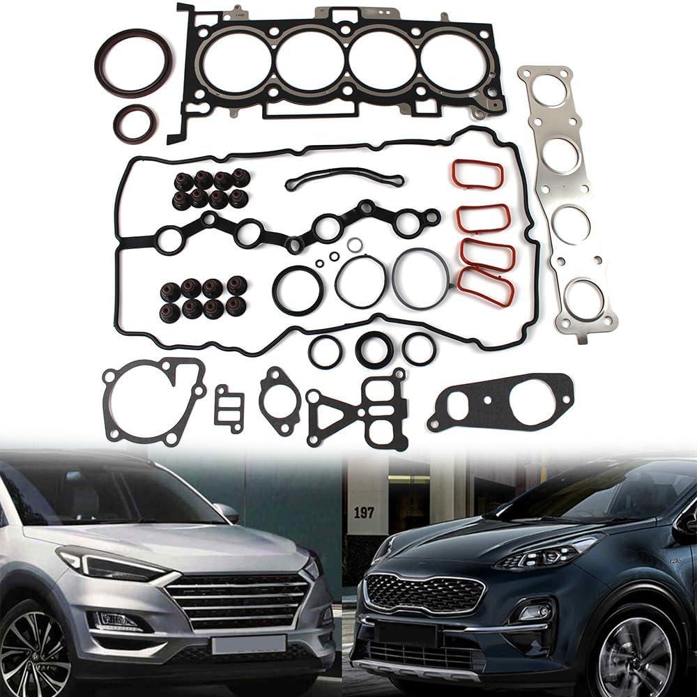 G4KJ Engine Cylinder Head Gasket Seal Set 22311-2GGB0 for Hyundai Tucson and Kia Sportage 2015-2020 G4KJ 2.4L GDI Engines 209102GA02