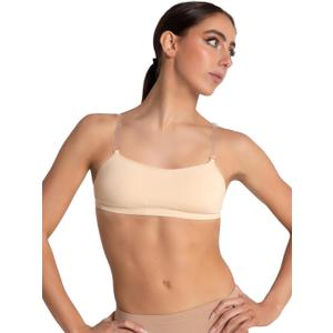 Capezio Women's Capezio Camisole Bra W/Bratek (Medium, Nude)