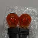 3157 Car Halogen Light Bulb, 12V P27-7W 3000K Automotive Brake/Reverse/Tail/Turn Signal/Side Marker Light Replacement Bulbs, Universal Long-Life Miniature Bulb for Cars Trucks SUV (Amber-2PCS)