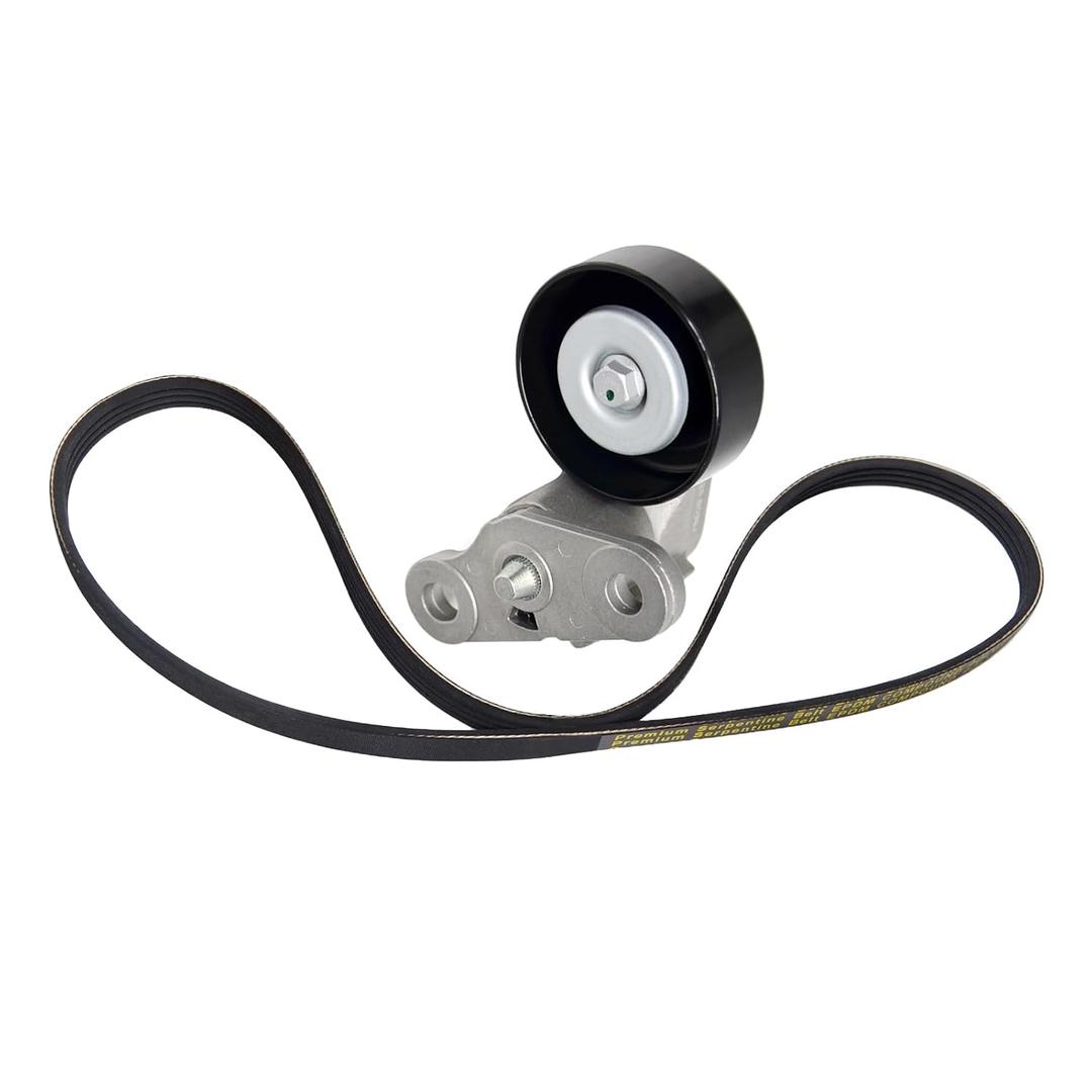 90K-38159 AC Serpentine Belt Tensioner Kit for Chevy Tahoe/Silverado/Suburban/Avalanche/Express, GMC Savana/Sierra/Yukon, Cadillac Escalade-Replaces OE 19311139 ACK040378HD