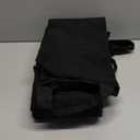 Extra Large Canvas Duffle Bag Heavy Duty, Camping Tent, Sports Equipment, Travel Storage (Side-opening Black)