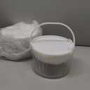 Hushee 2 Pack Chilled Dip Bowl 30oz Ice Serving Bowl with Lid Chilled Dip Bowl for Parties Cold Serving Dish with 2 Serving Tongs 6 Spoons for Hummus, Chilled Pasta, Potato, Dressing, Fruit, Salsa (Green)